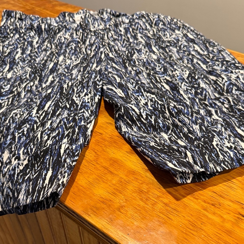 Kim Rogers Black and White Patterned Women’s Shorts